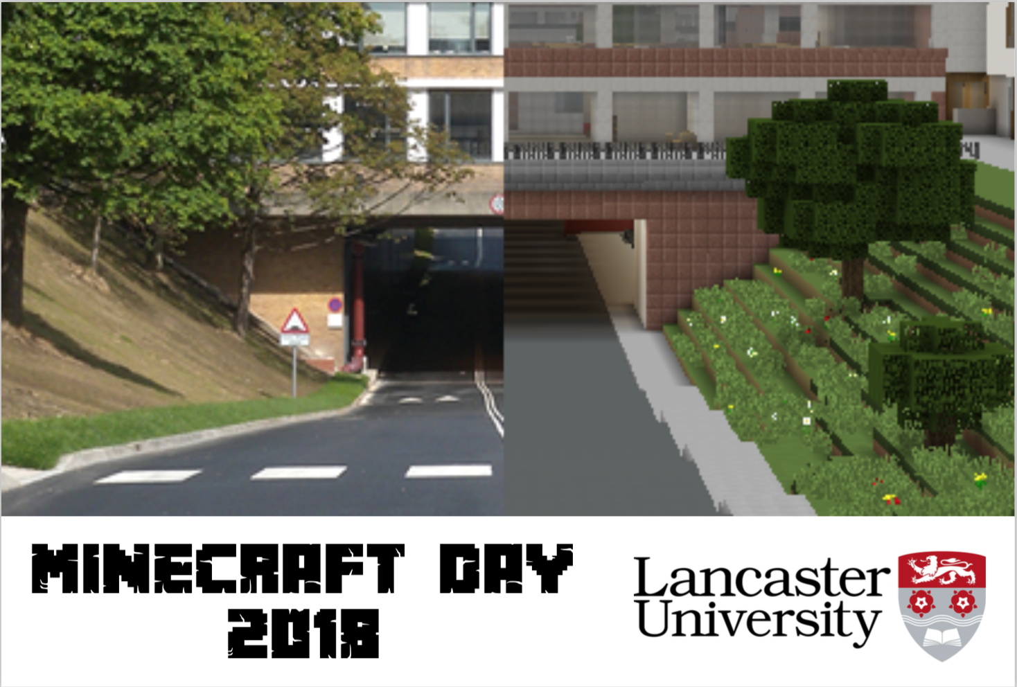 Minecraft Day flyer