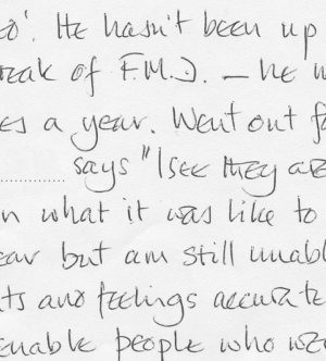 diary extract