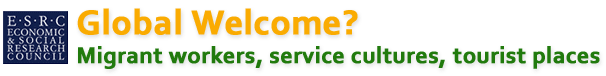 Global Welcome? Migrant workers, service cultures, tourist places