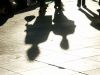 shadows of strollers