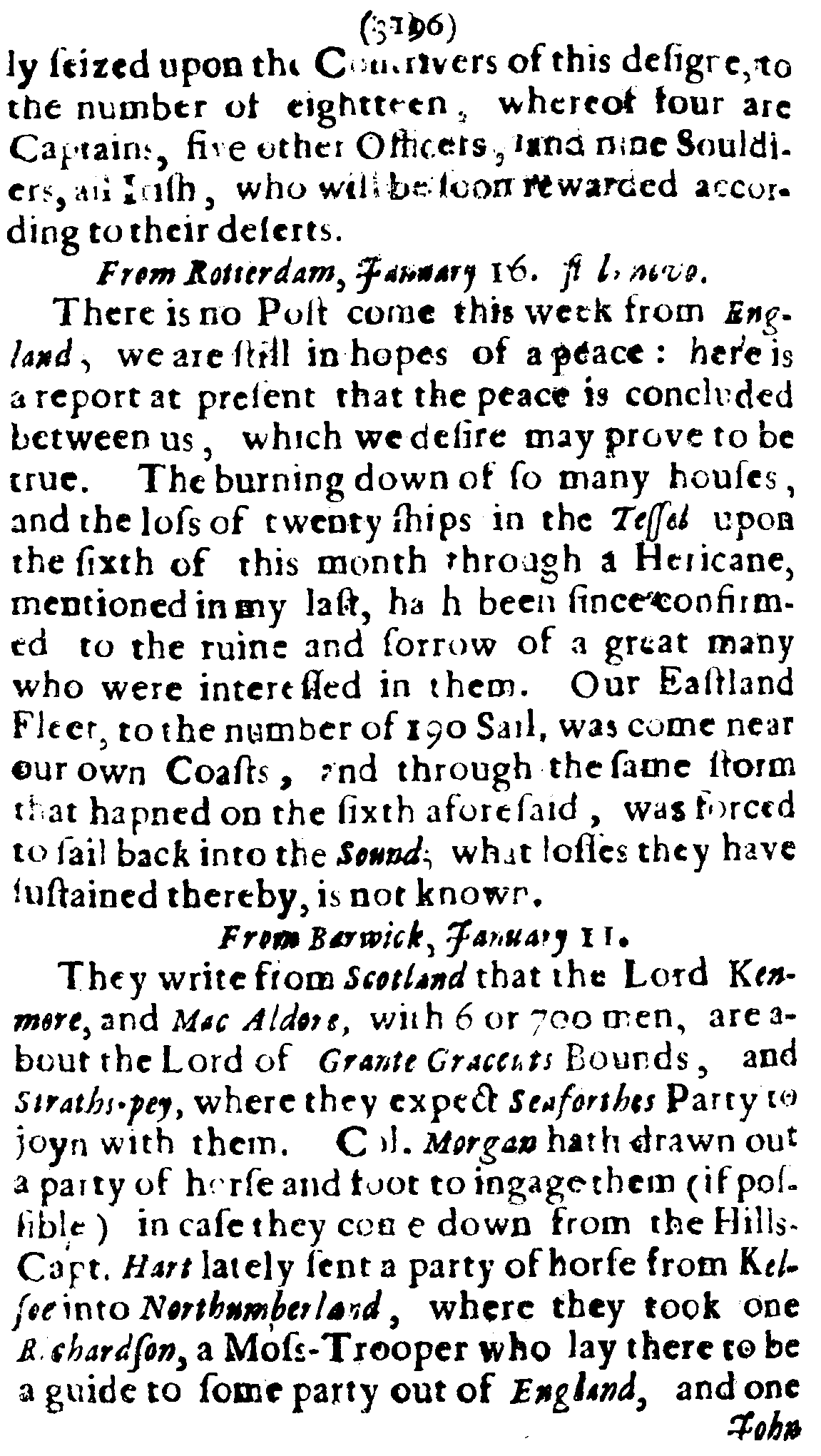 Mercurius Politicus, Issue 188, graphical scan for page 10
