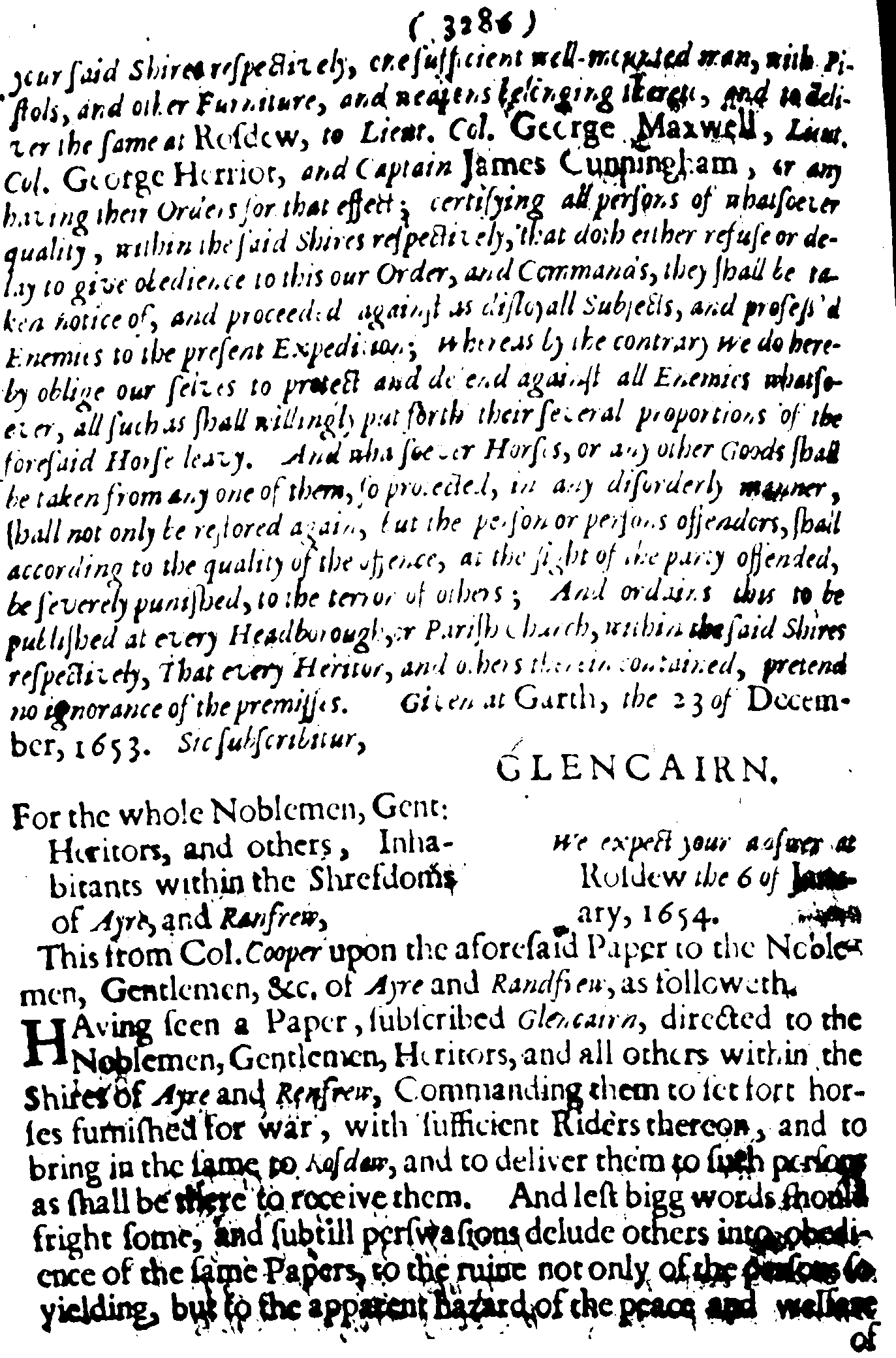The Perfect Diurnall, Issue 215, graphical scan for page 14