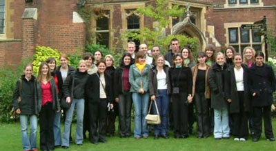 French students, PIC Workshop, Cambridge University, September 2004