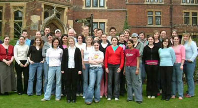 English students, PIC Workshop, Cambridge University, March 2004
