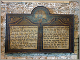 Cartmel Priory: Creed panel