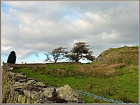 ‘Foxs Pulpit’ and old churchyard from the road