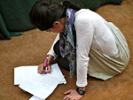 Nazia writing