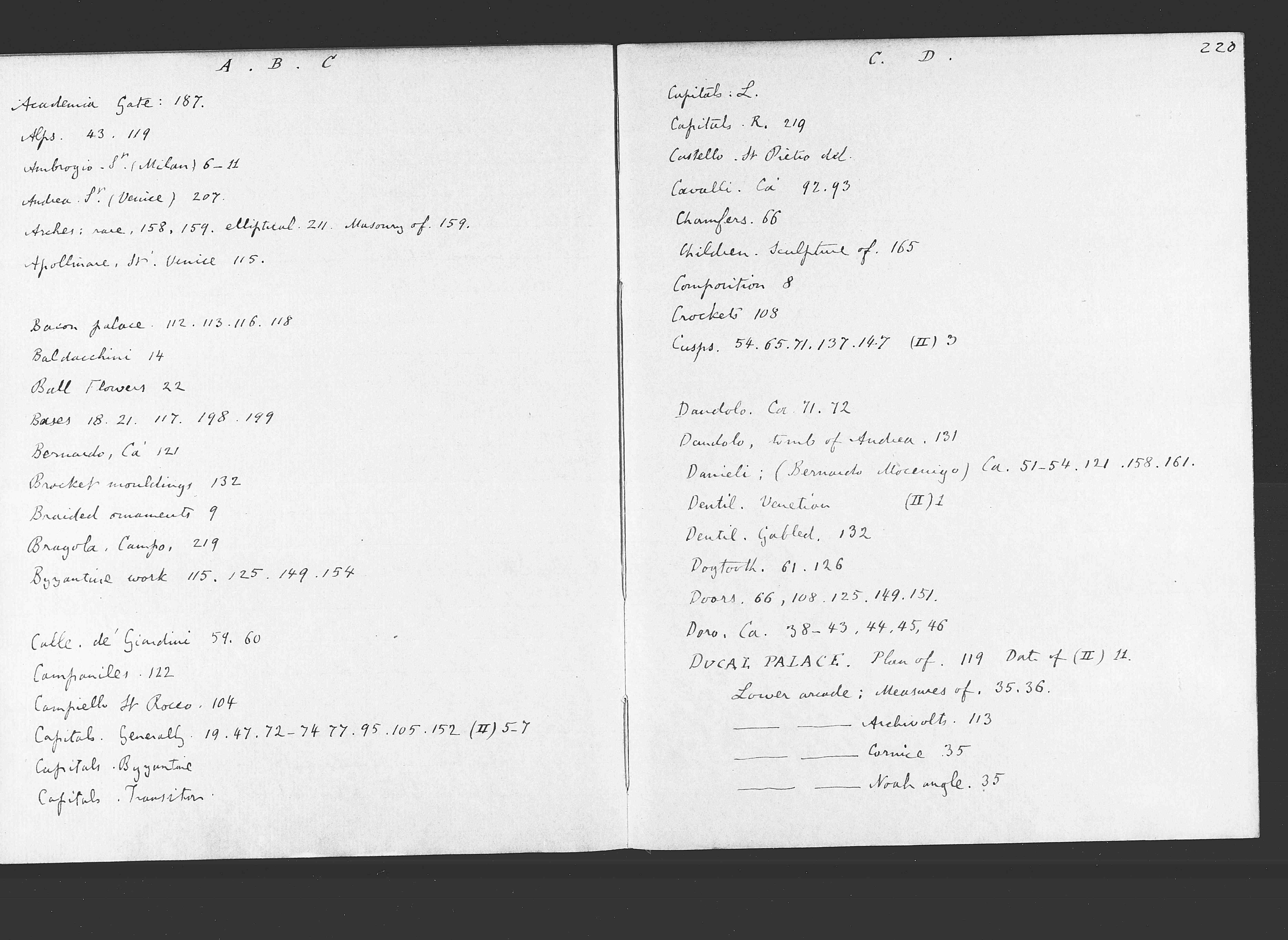 Notebook M : electronic edition page 220