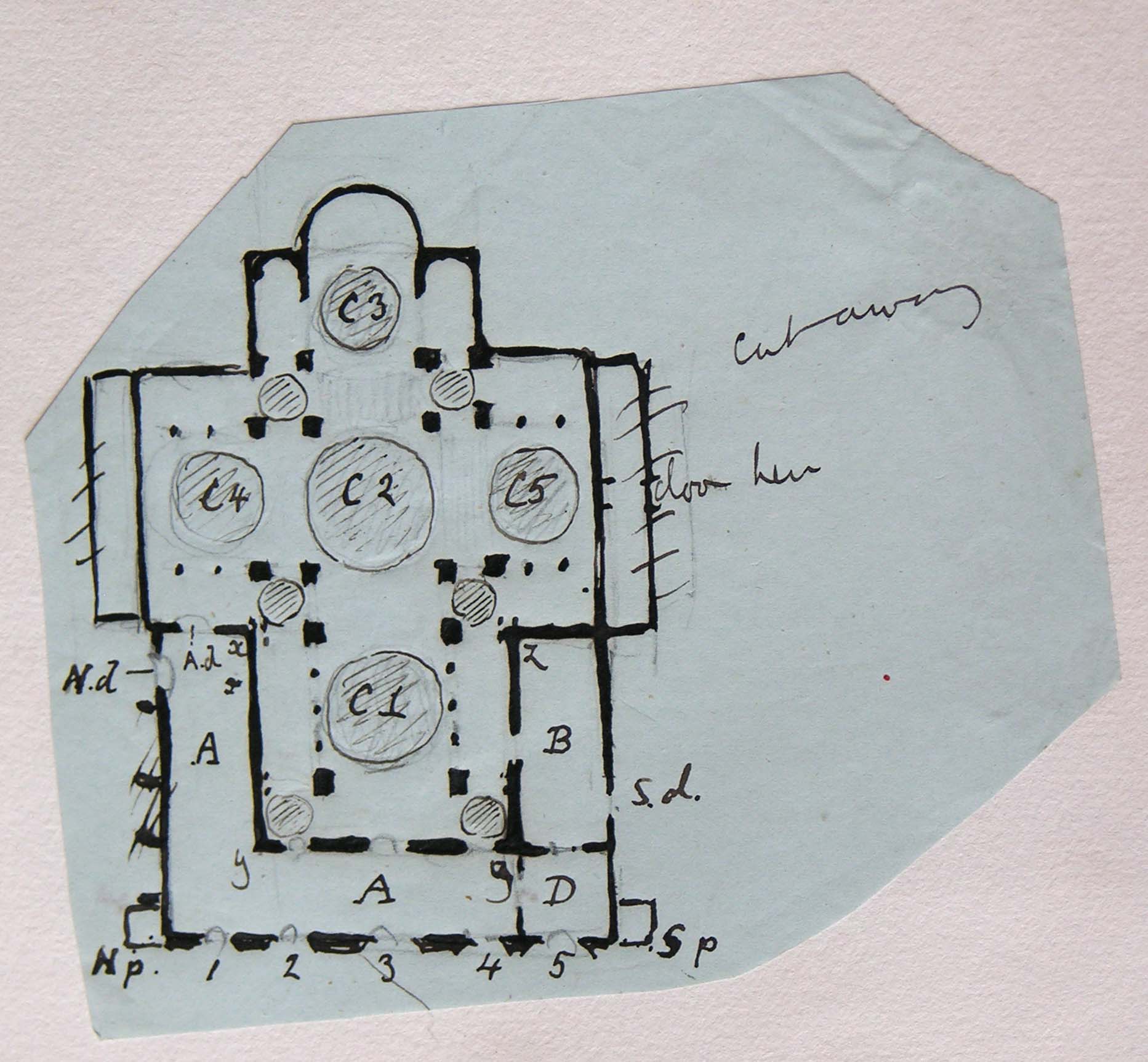 John Ruskin. Plan of St Marks