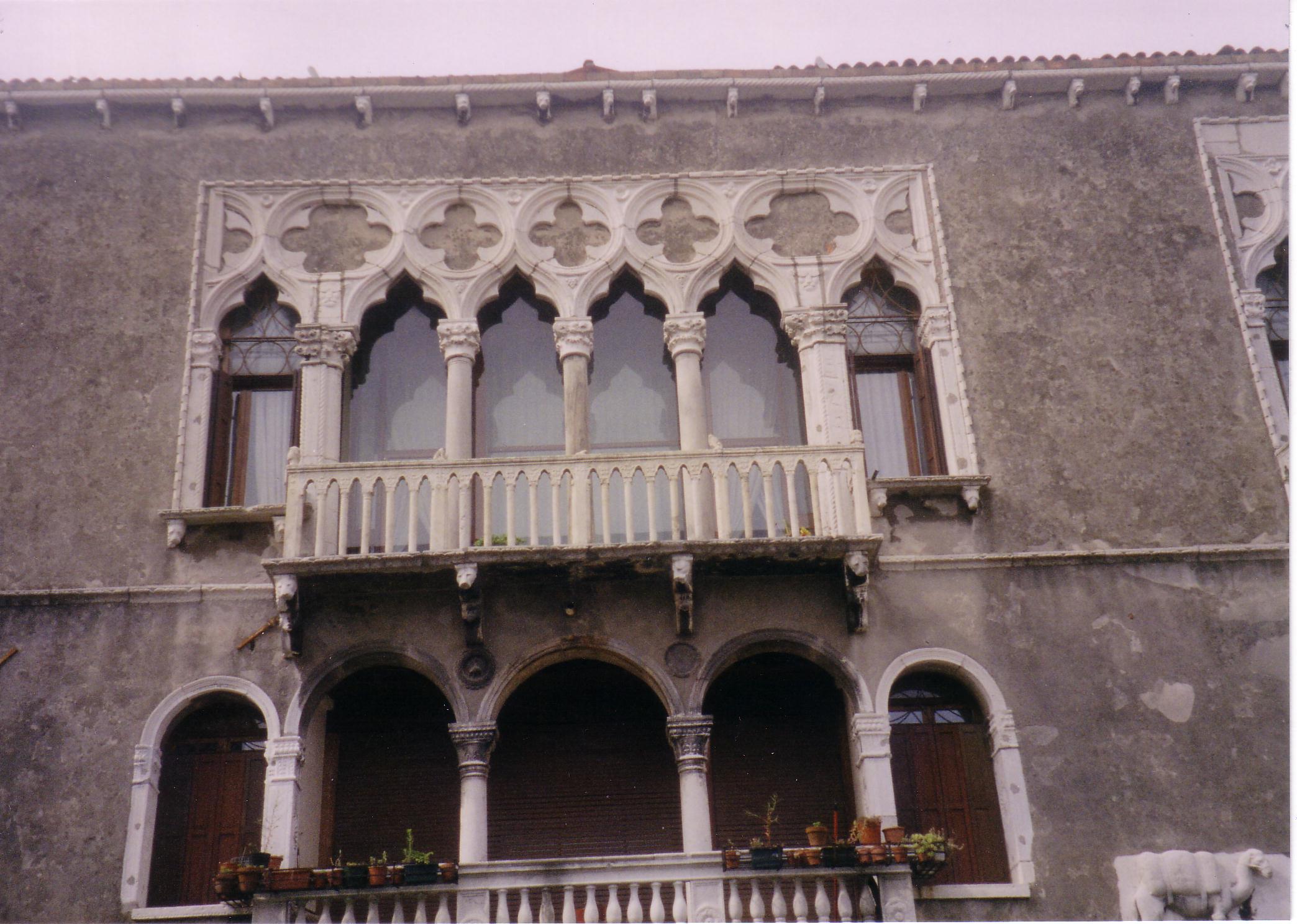 House No 73, Palazzo Mastelli Spada, facade on the Rio Madonna dell’ Orto. Known as ‘del Cammello’(Cannaregio 3381).