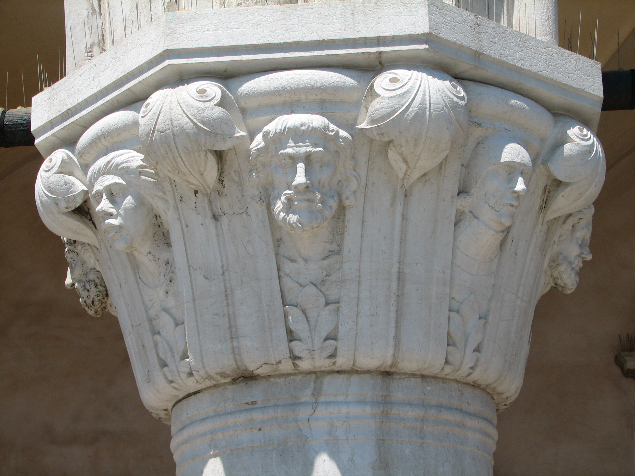 Capitals of Ducal Palace (Molo facade) No 16 (21) National Types