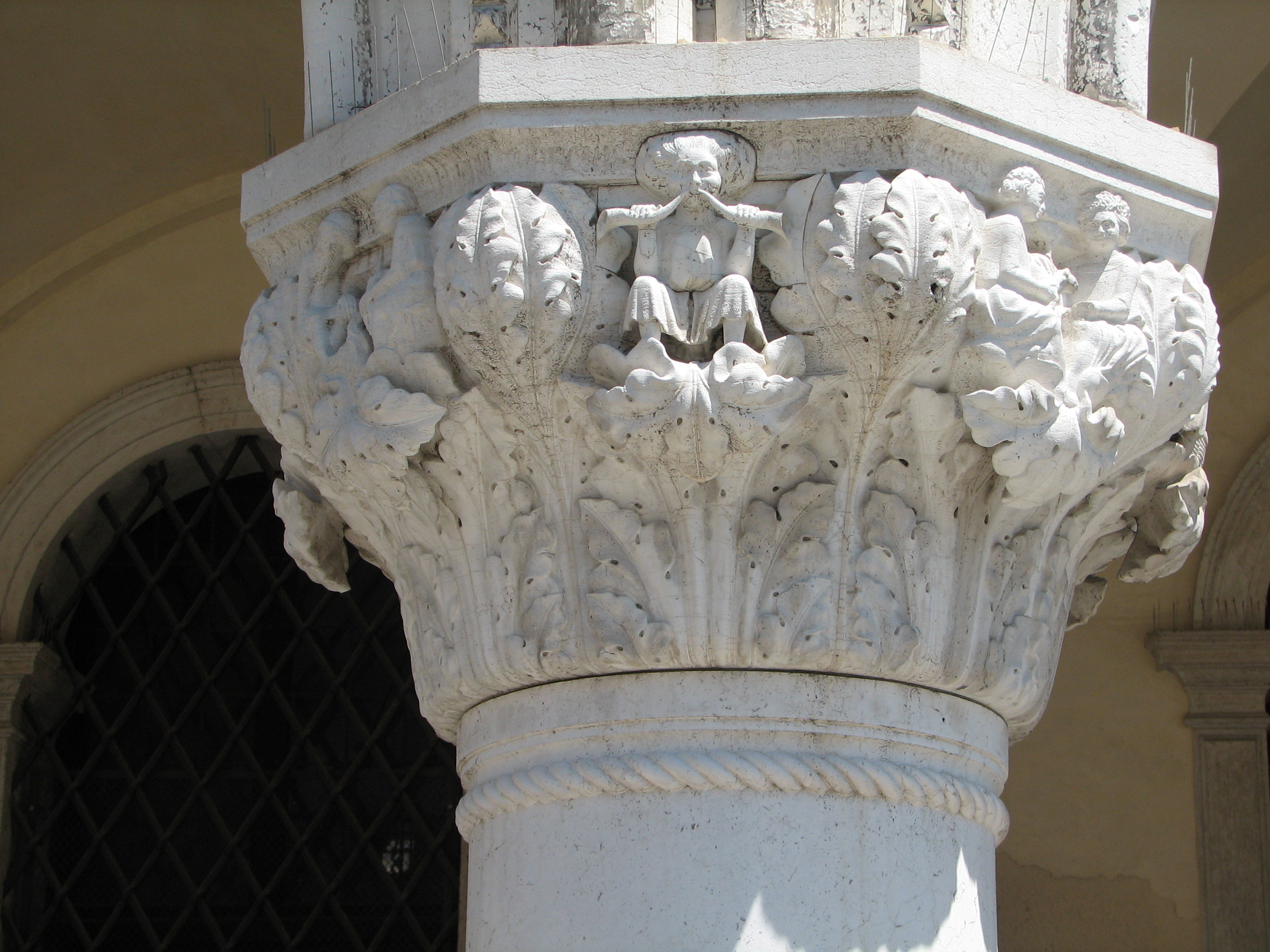 Capitals of Ducal Palace (Piazzetta faade) No 25 (12) The Months