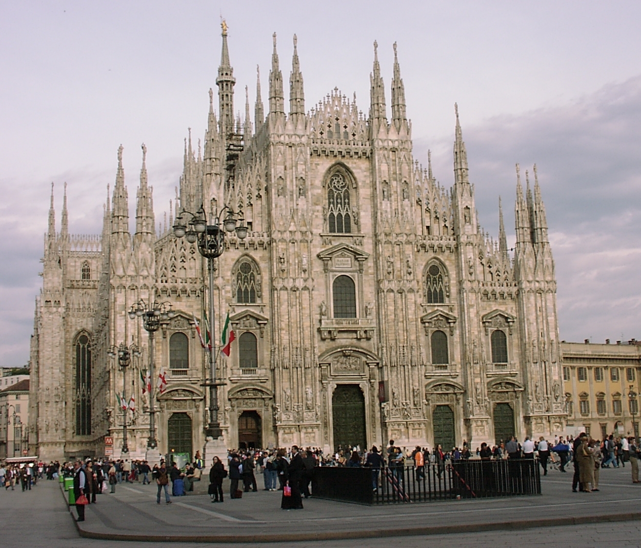Milan Cathedral, West Front Photograph is available here: for information about the image see here