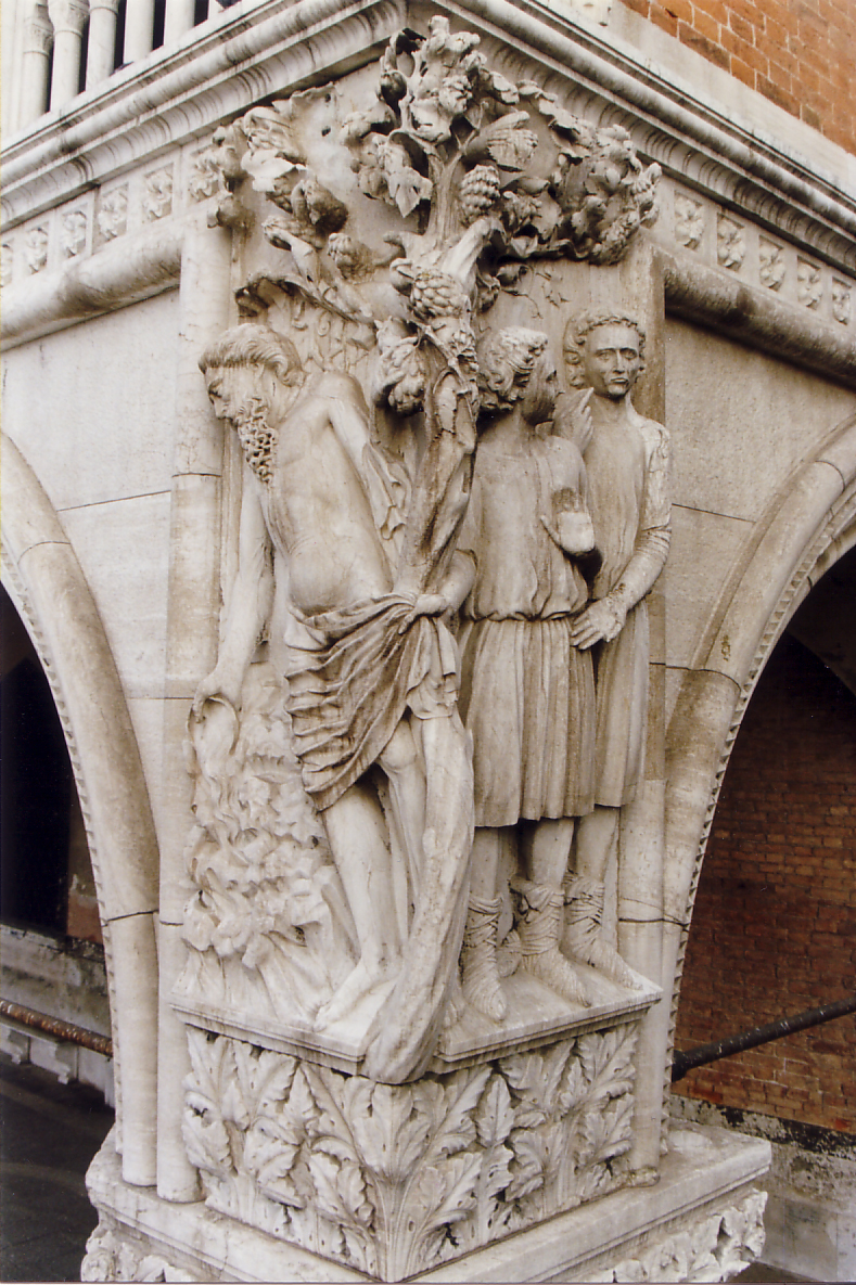 The Drunkenness of Noah on the Vine Angle above the 1st Capital