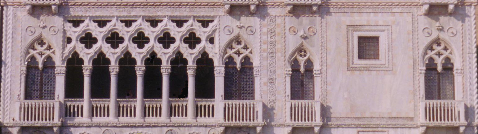 Traceries of the first story of the Ca dOro