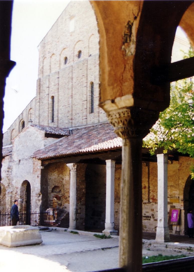 Torcello, Roman basilican form of Duomo from Santa Fosca