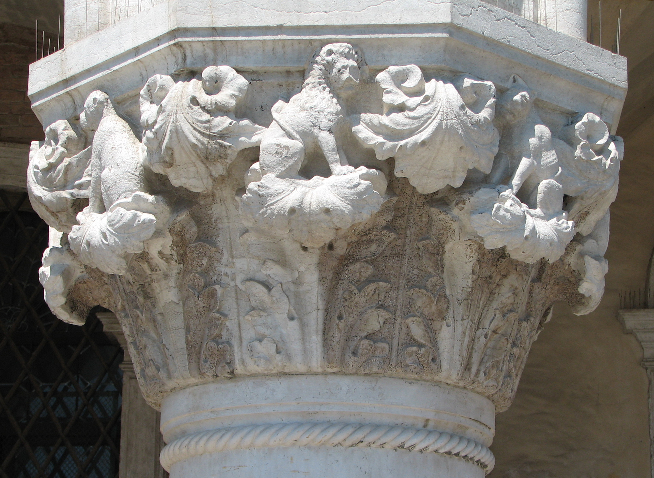 St. Marks, detail of Arabian arch of Porta dei Fiori