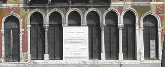 3rd Order windows of Palazzo Sagredo For details of photograph see here