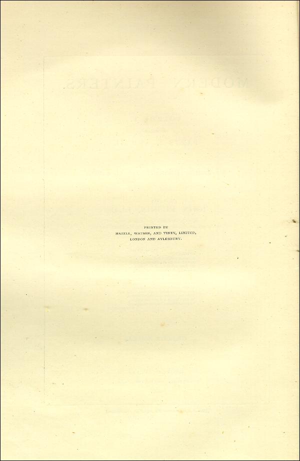 'Modern Painters' Volume I (1888 edition): Front Matter: Title Pages: Page iv