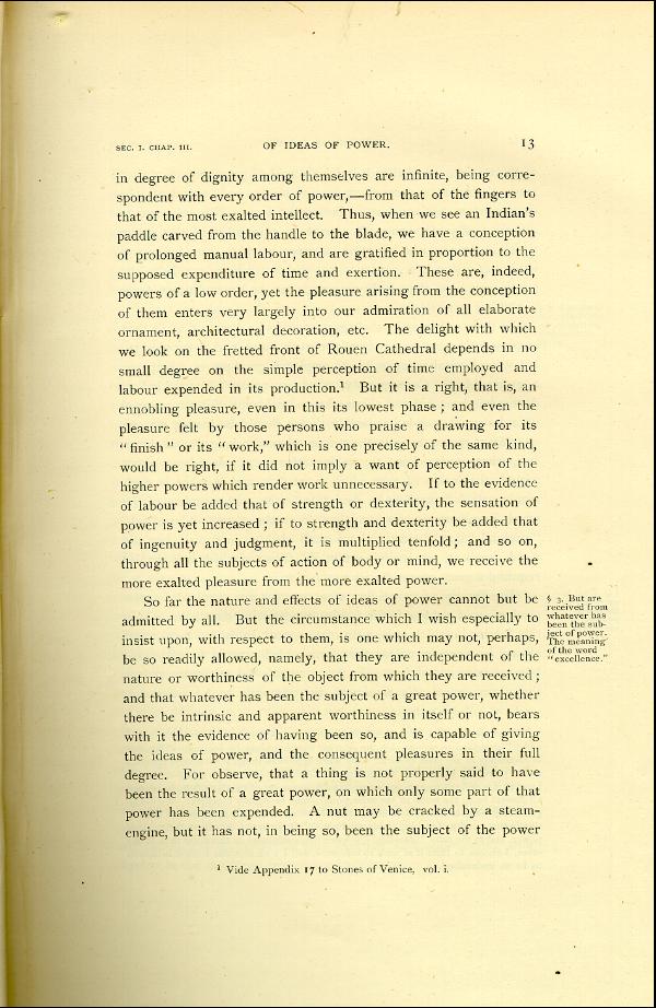 'Modern Painters' Volume I (1888 edition): Part I: Section I: Chapter III: Page 13