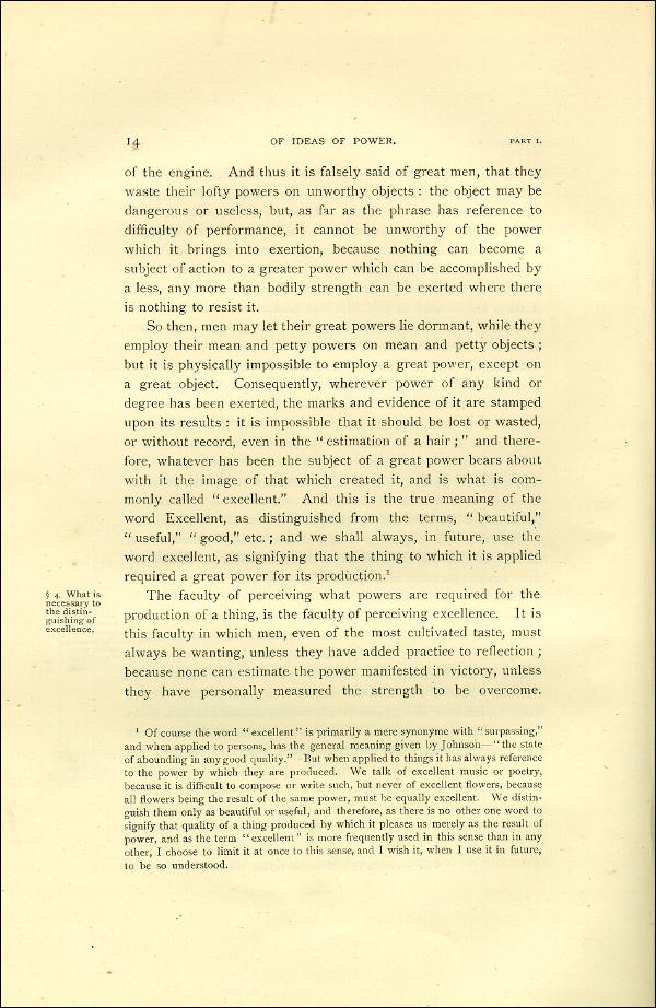 'Modern Painters' Volume I (1888 edition): Part I: Section I: Chapter III: Page 14