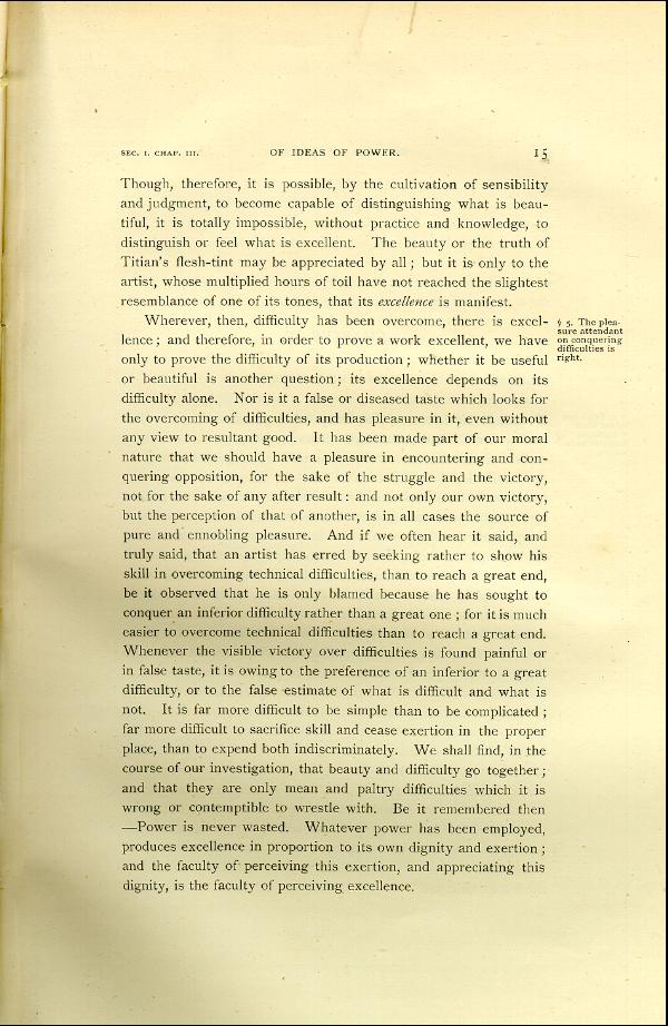 'Modern Painters' Volume I (1888 edition): Part I: Section I: Chapter III: Page 15
