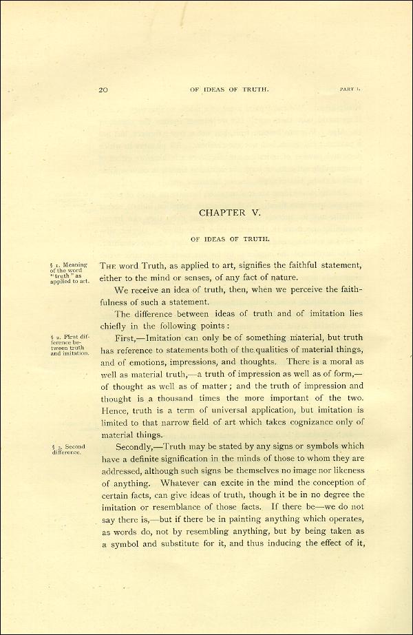 'Modern Painters' Volume I (1888 edition): Part I: Section I: Chapter V: Page 20
