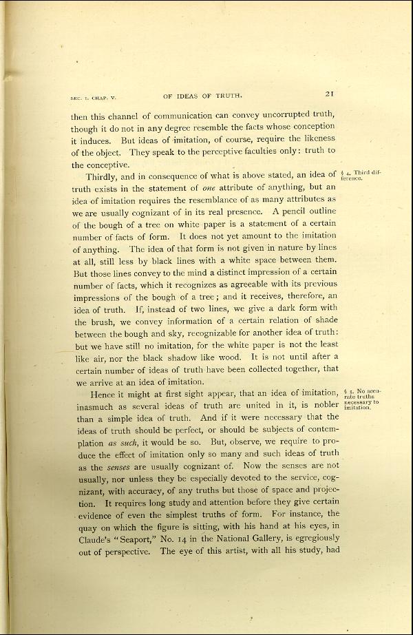 'Modern Painters' Volume I (1888 edition): Part I: Section I: Chapter V: Page 21