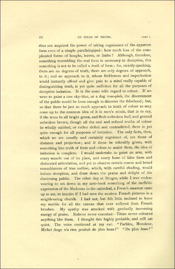 'Modern Painters' Volume I (1888 edition): Part I: Section I: Chapter V: Page 22