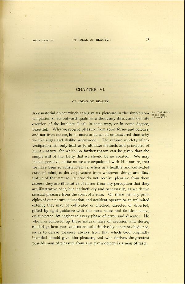 'Modern Painters' Volume I (1888 edition): Part I: Section I: Chapter VI: Page 25