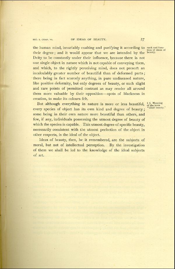 'Modern Painters' Volume I (1888 edition): Part I: Section I: Chapter VI: Page 27