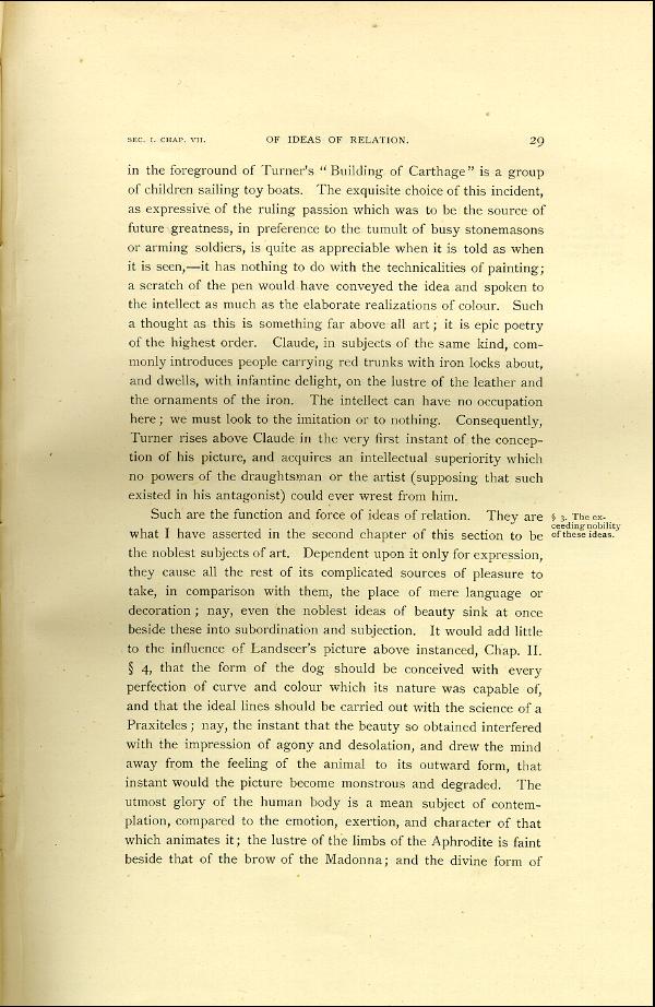 'Modern Painters' Volume I (1888 edition): Part I: Section I: Chapter VII: Page 29