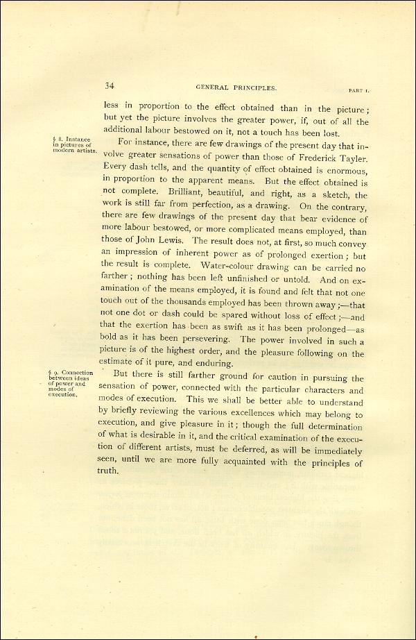 'Modern Painters' Volume I (1888 edition): Part I: Section II: Chapter I: Page 34