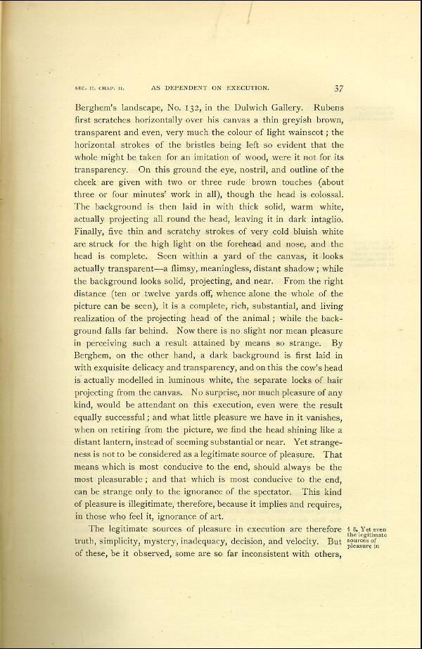 'Modern Painters' Volume I (1888 edition): Part I: Section II: Chapter II: Page 37