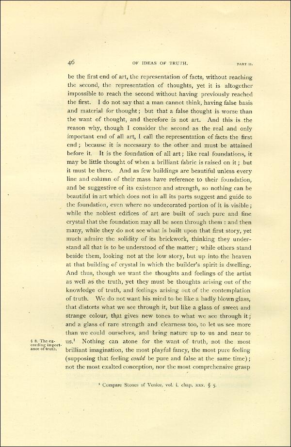 'Modern Painters' Volume I (1888 edition): Part II: Section I: Chapter I: Page 46