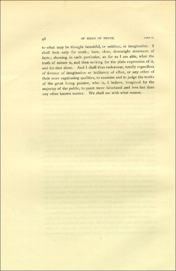 'Modern Painters' Volume I (1888 edition): Part II: Section I: Chapter I: Page 48