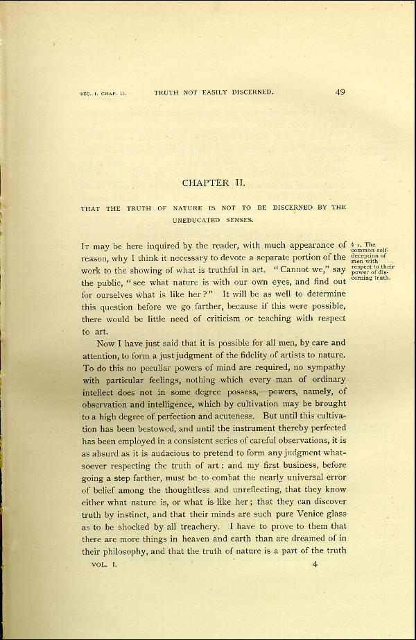 'Modern Painters' Volume I (1888 edition): Part II: Section I: Chapter II: Page 49