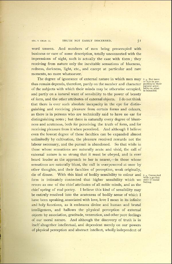 'Modern Painters' Volume I (1888 edition): Part II: Section I: Chapter II: Page 51