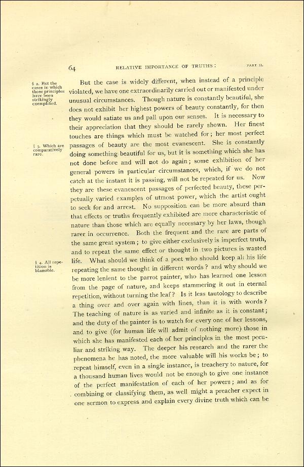 'Modern Painters' Volume I (1888 edition): Part II: Section I: Chapter IV: Page 64