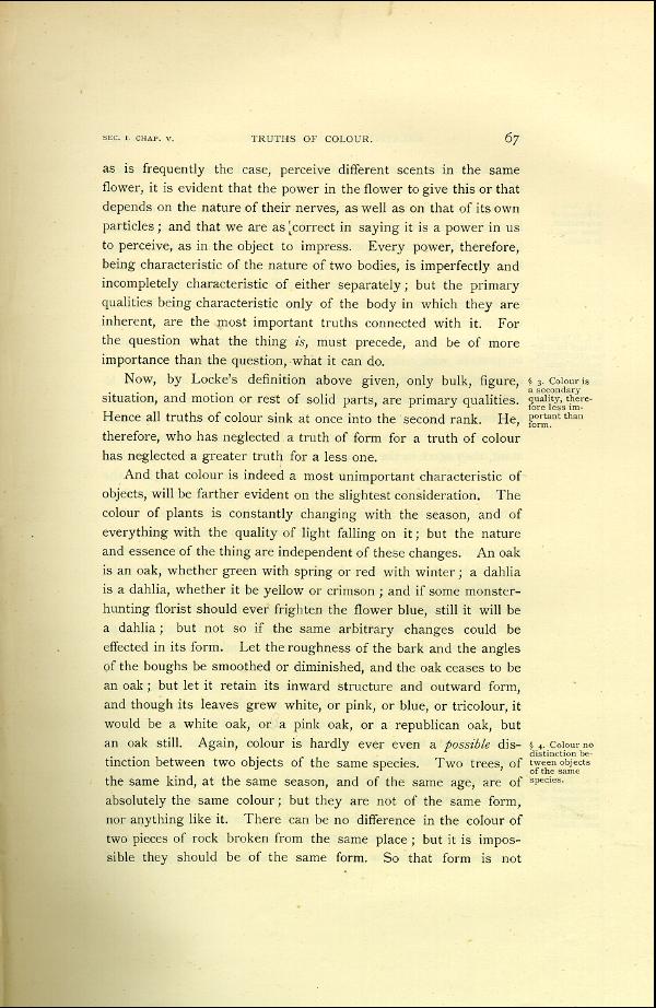 'Modern Painters' Volume I (1888 edition): Part II: Section I: Chapter V: Page 67