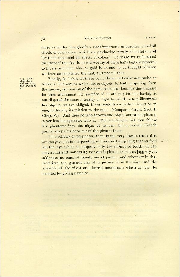 'Modern Painters' Volume I (1888 edition): Part II: Section I: Chapter VI: Page 72