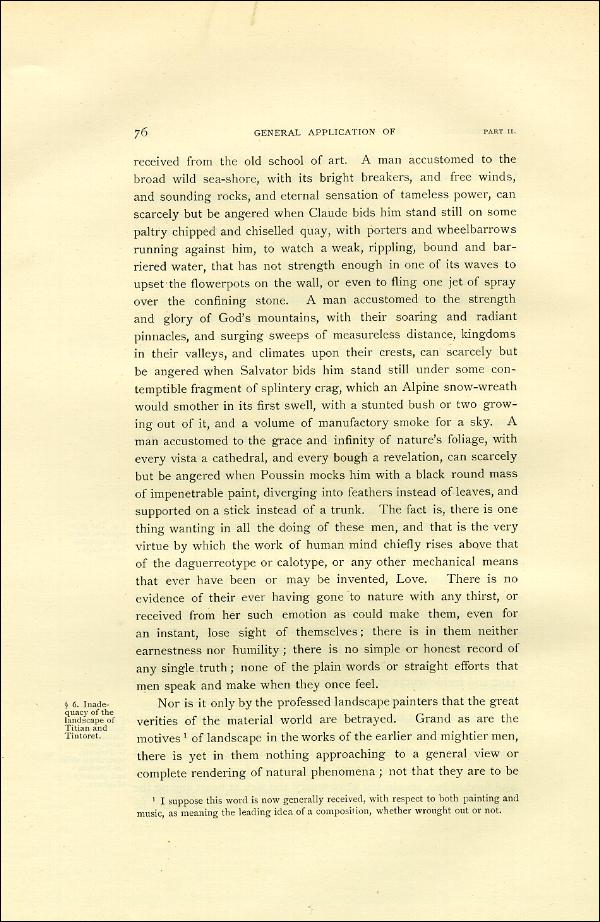 'Modern Painters' Volume I (1888 edition): Part II: Section I: Chapter VII: Page 76