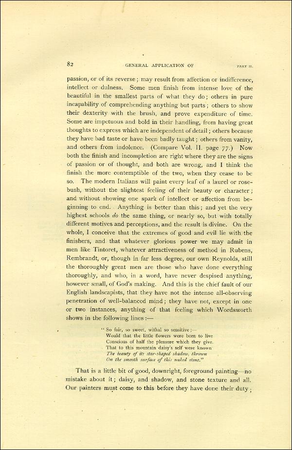 'Modern Painters' Volume I (1888 edition): Part II: Section I: Chapter VII: Page 82