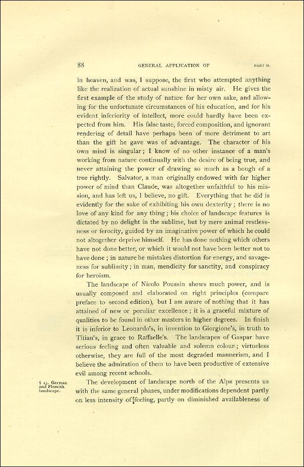 'Modern Painters' Volume I (1888 edition): Part II: Section I: Chapter VII: Page 88