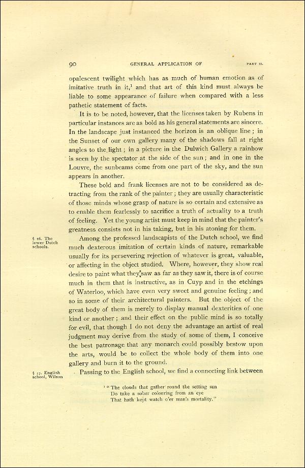 'Modern Painters' Volume I (1888 edition): Part II: Section I: Chapter VII: Page 90