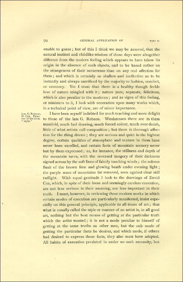 'Modern Painters' Volume I (1888 edition): Part II: Section I: Chapter VII: Page 94