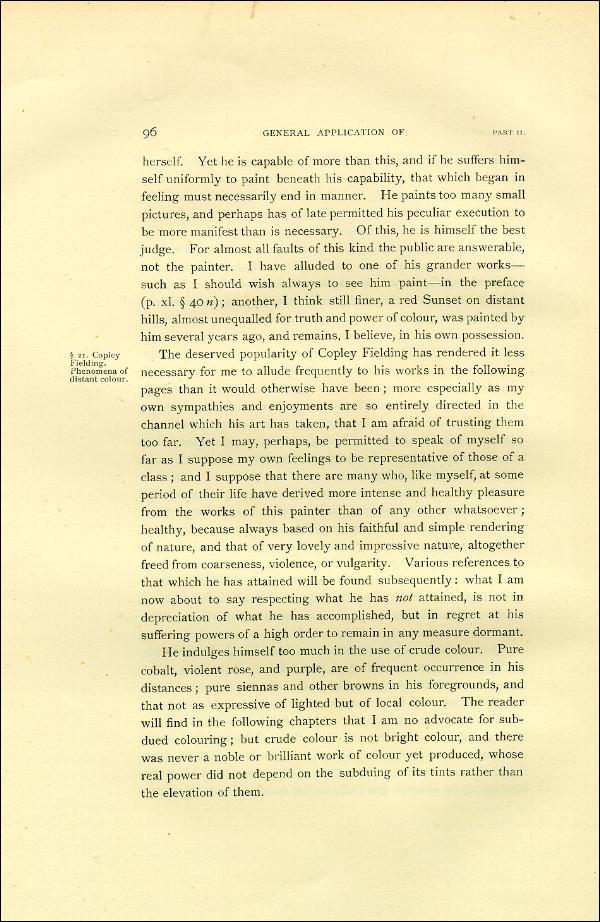 'Modern Painters' Volume I (1888 edition): Part II: Section I: Chapter VII: Page 96