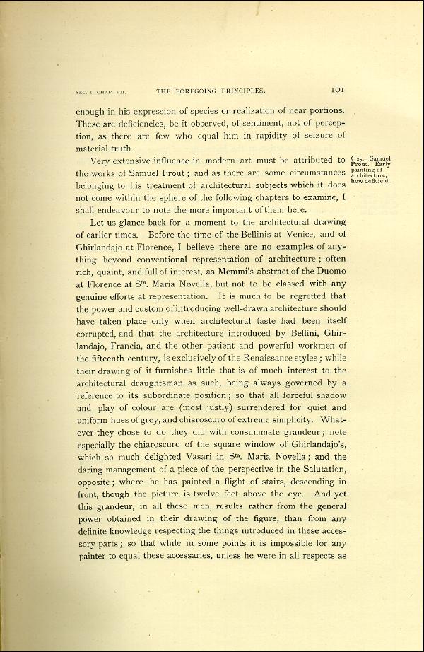 'Modern Painters' Volume I (1888 edition): Part II: Section I: Chapter VII: Page 101