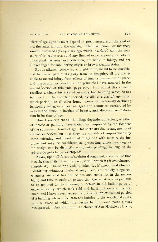 'Modern Painters' Volume I (1888 edition): Part II: Section I: Chapter VII: Page 103