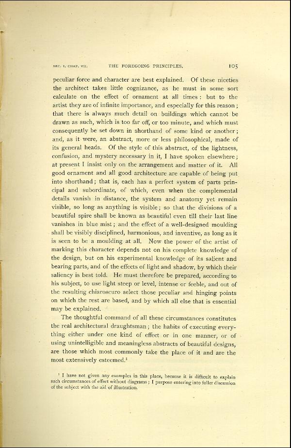 'Modern Painters' Volume I (1888 edition): Part II: Section I: Chapter VII: Page 105